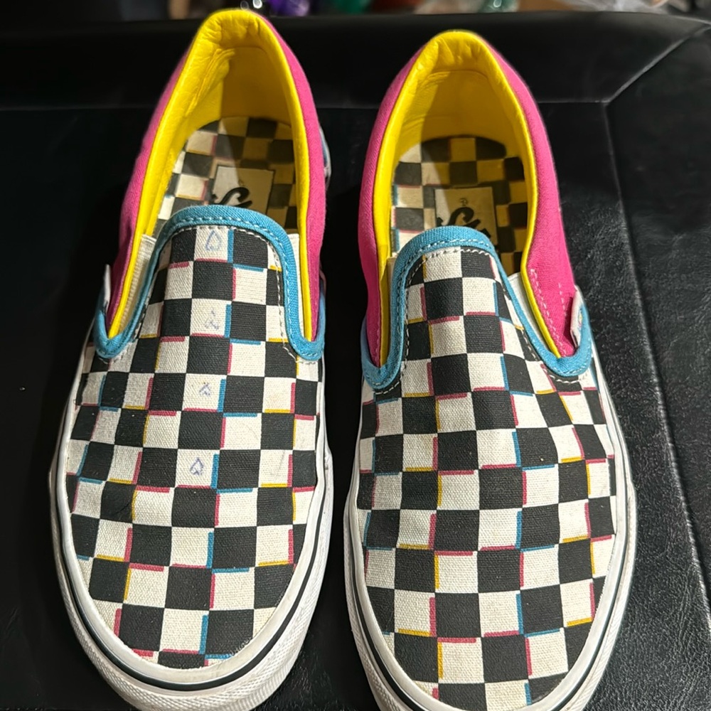 Colorful Checkered Vans